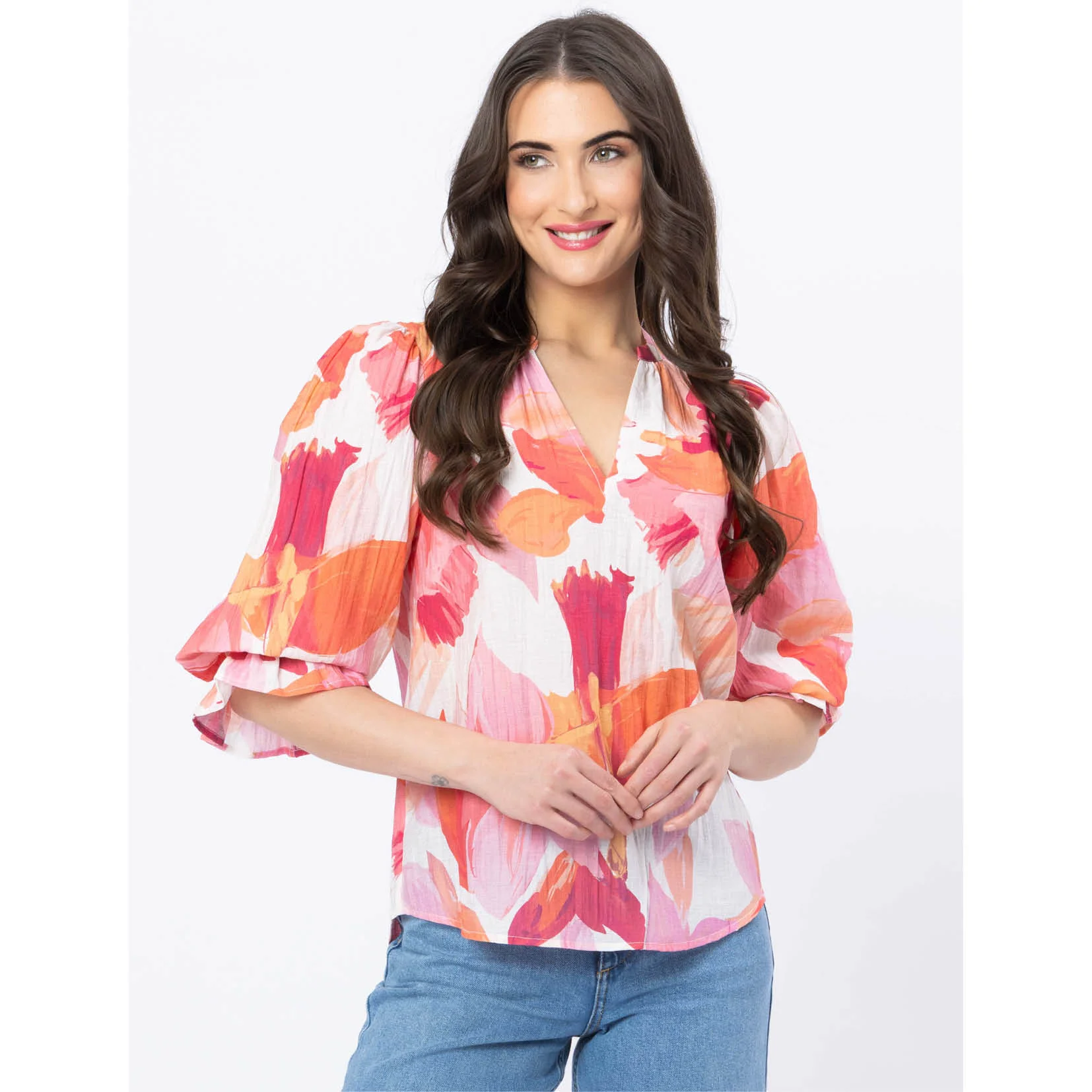 Graceful Top - Pink Peach (SL3642-5)