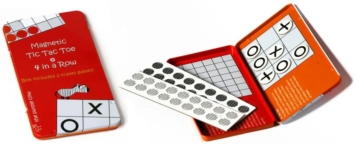 Travel Game -- Magnetic Tic Tac Toe