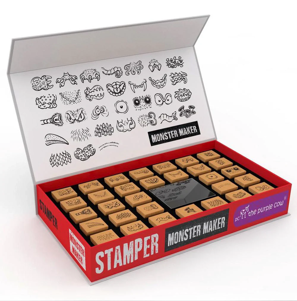 The Purple Cow Monster Maker Stamper Kit
