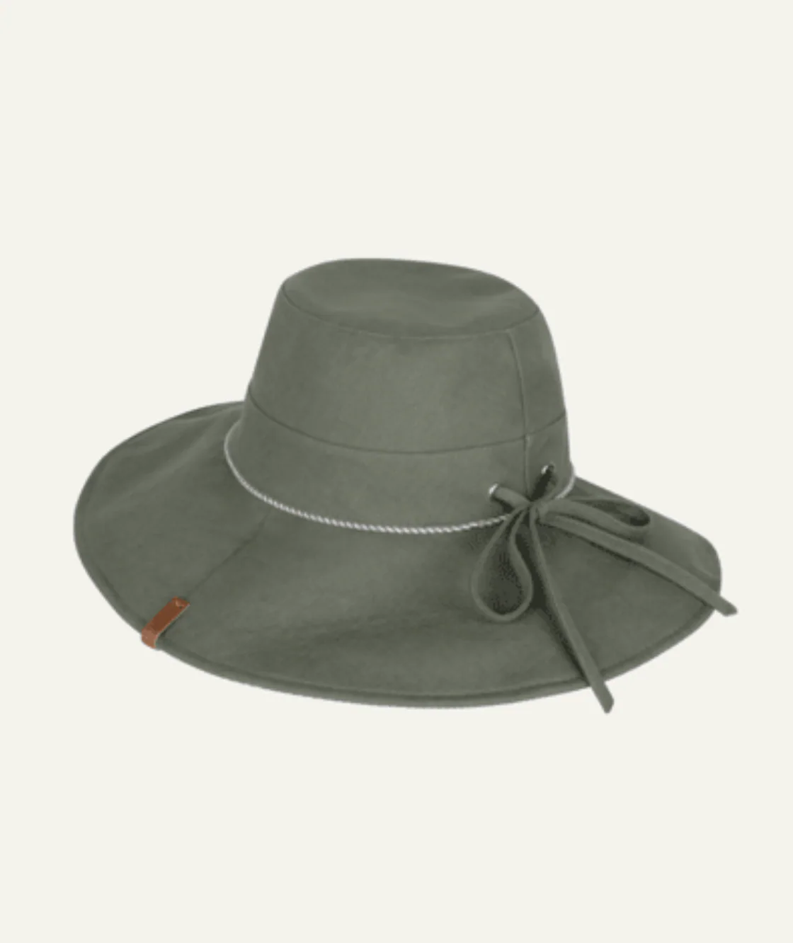 Womens Floppy Hat - Shelly Beach / Olive OS