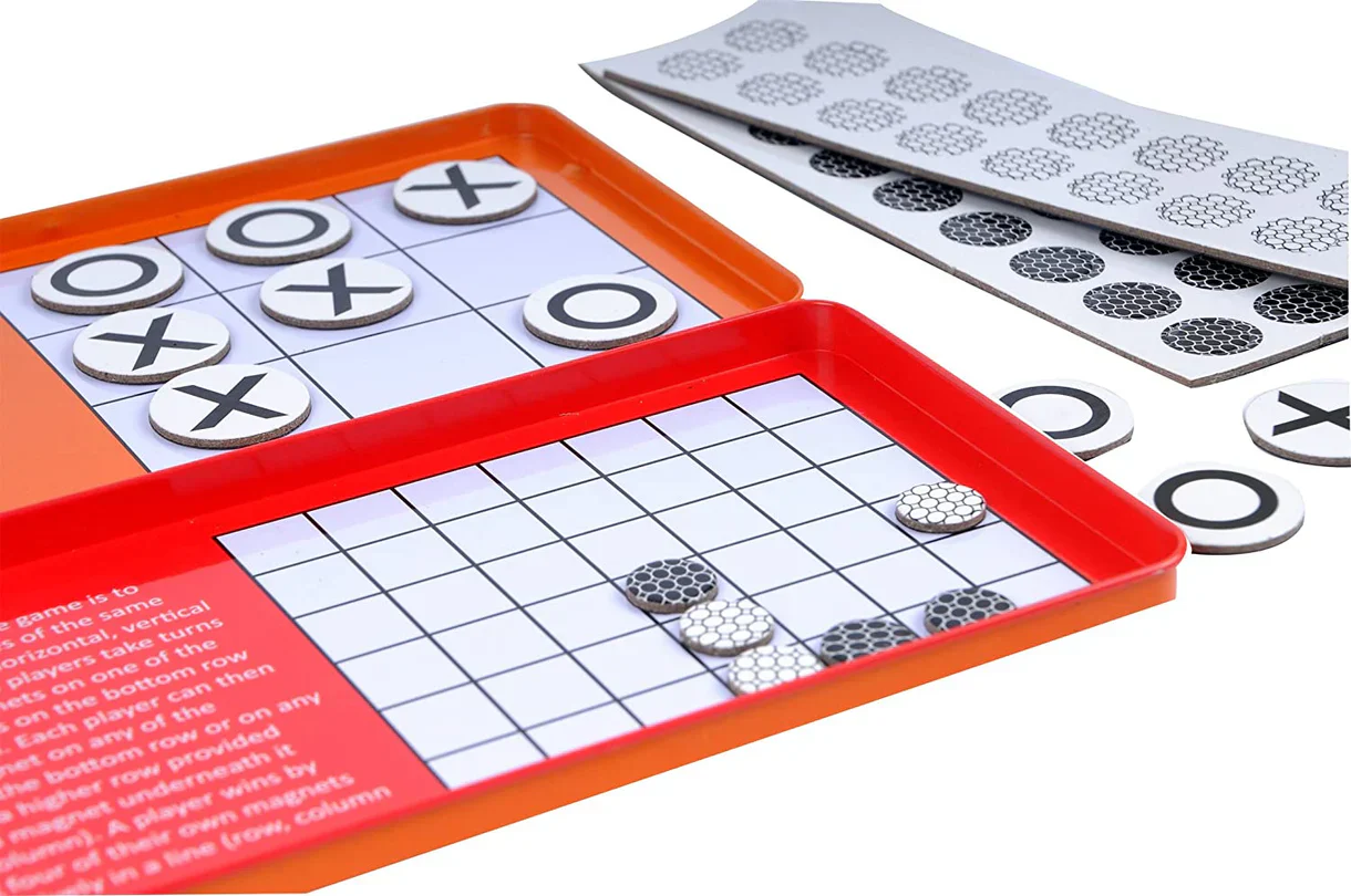 Travel Game -- Magnetic Tic Tac Toe