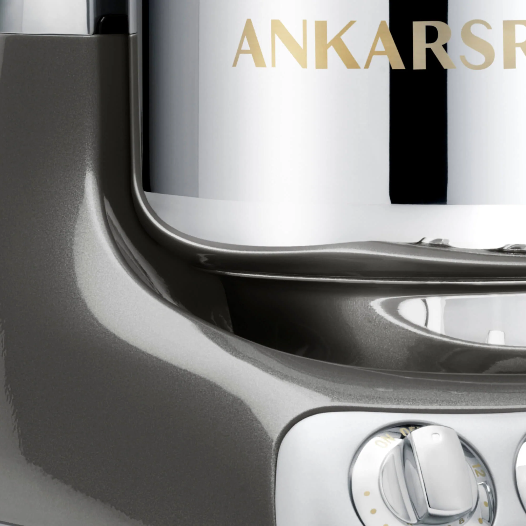 2025 Ankarsrum Assistent Original 6230 – Robot de cocina en cromo negro. potente y elegante