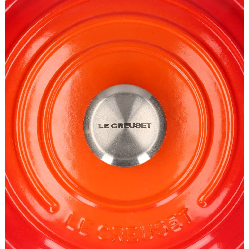 2025 Le Creuset - Cacerola / Cocotte Signature redonda Naranja Rojo 24 cm 4,2 l