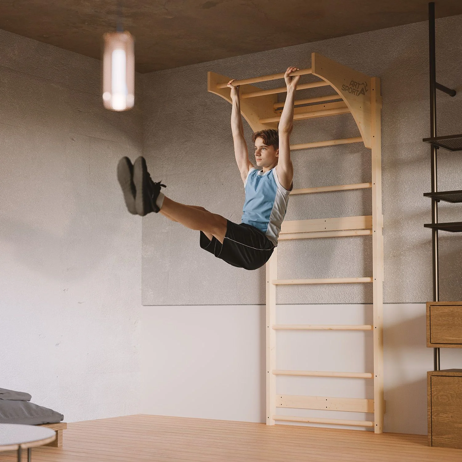 2025 Barra de Escalada de Pared para Adultos – Entrenamiento Funcional en Casa