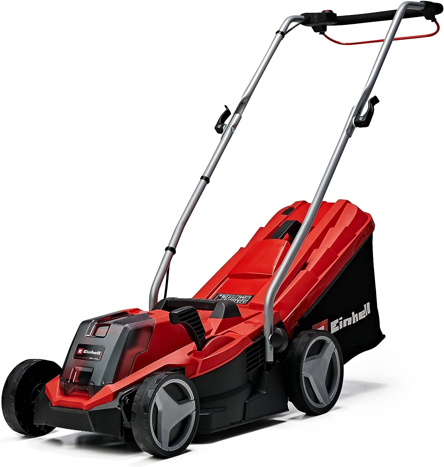 2025 Cortacésped a batería Einhell GE-CM 18/33 Li-Solo Power X-Change (18 V. ancho de corte 33 cm. hasta 200 m². motor brushless. bolsa de recogida 30 L. altura de corte 25-65 mm. sin batería)