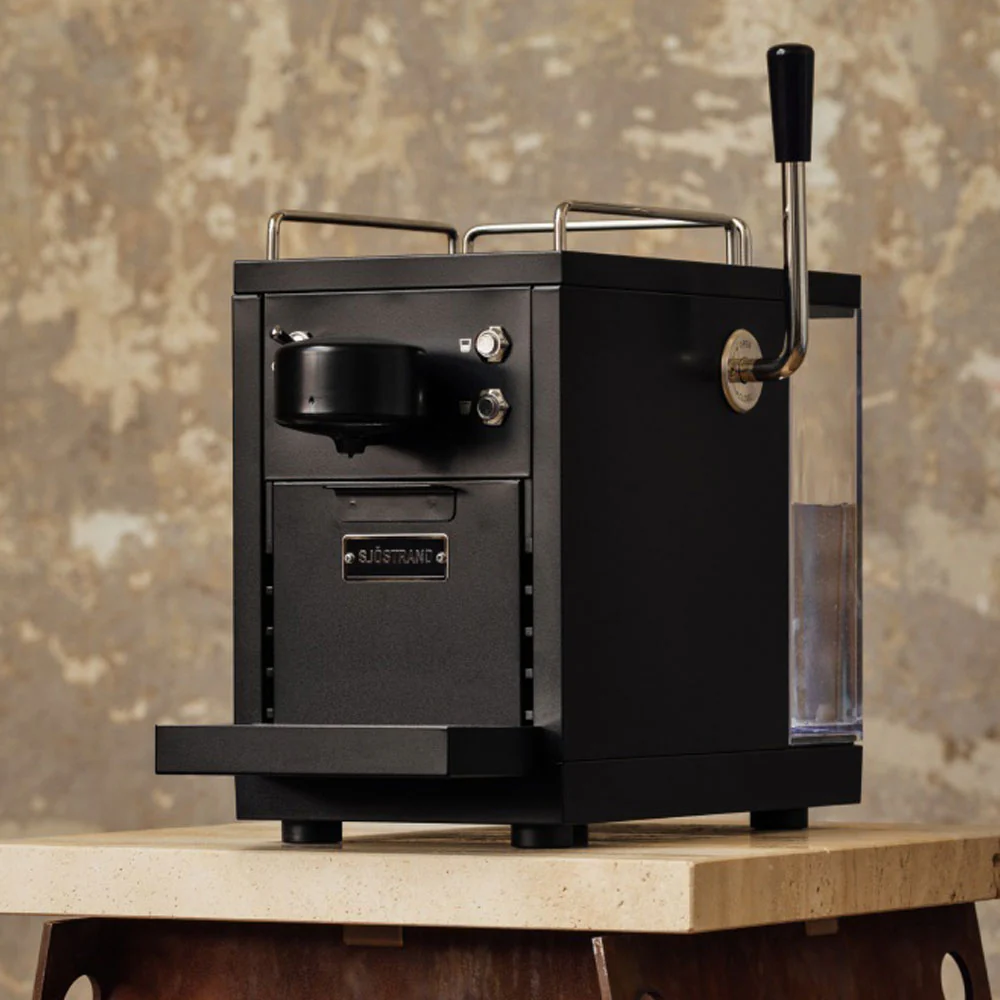 2025 Máquina de café profesional de cápsulas Sjöstrand en negro