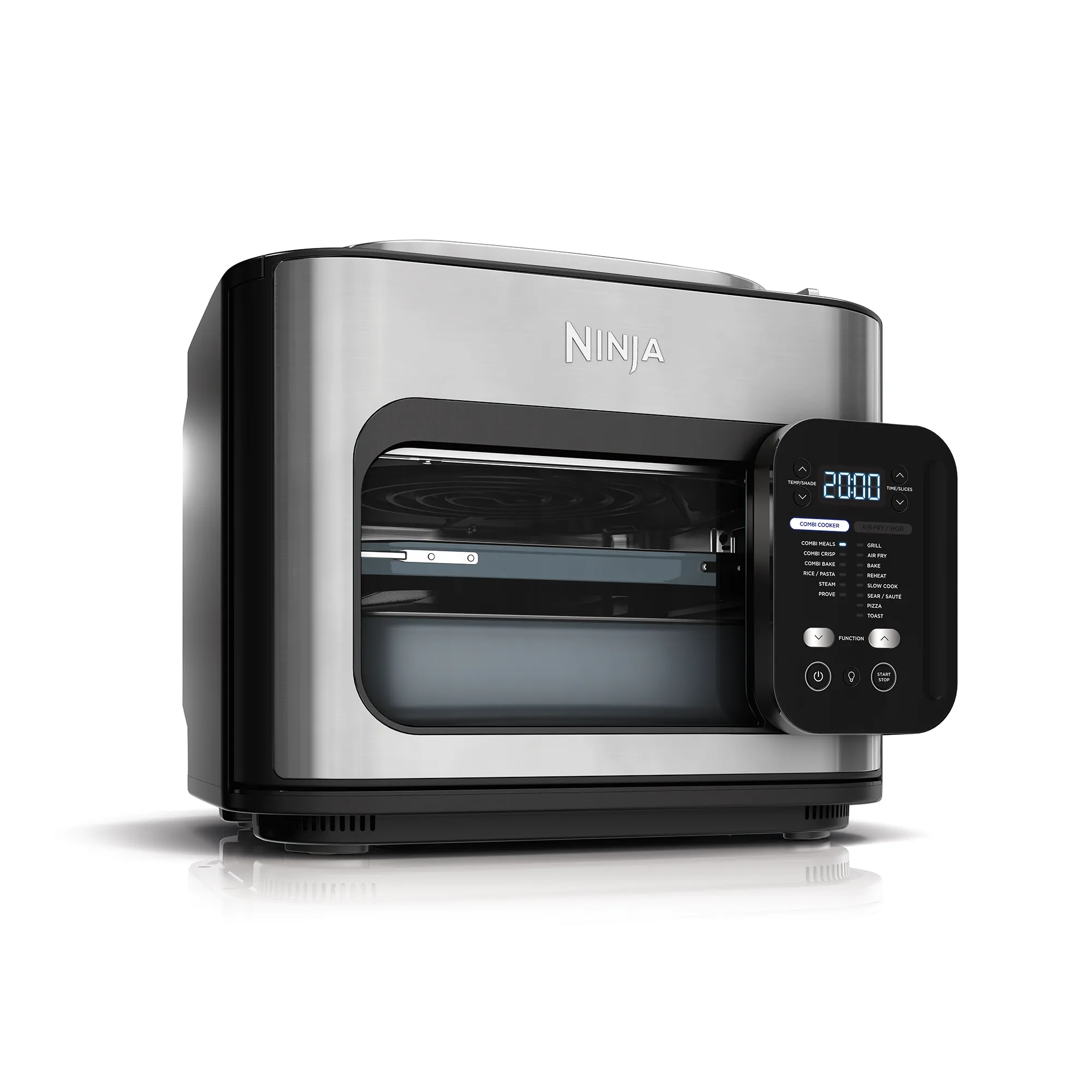 2025 Descubre el Ninja Combi™ 14 en 1 – el único multicooker todo en uno, horno, freidora de aire caliente y mucho más, que prepara en solo 15 minutos comidas completas perfectas para toda la familia.