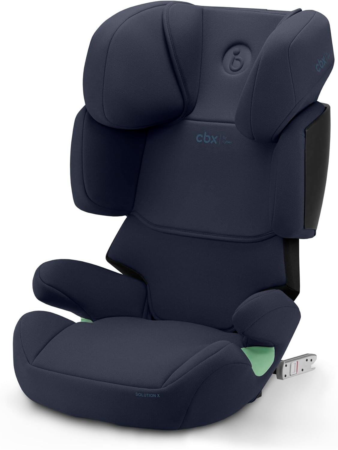 CBX by CYBEX Silla de coche infantil Solution X i-Fix, Para coches con y sin ISOFIX, De 3 a 12 años aprox. (100 - 150 cm), De 15 a 50 kg aprox., Negro (Pure Black)
