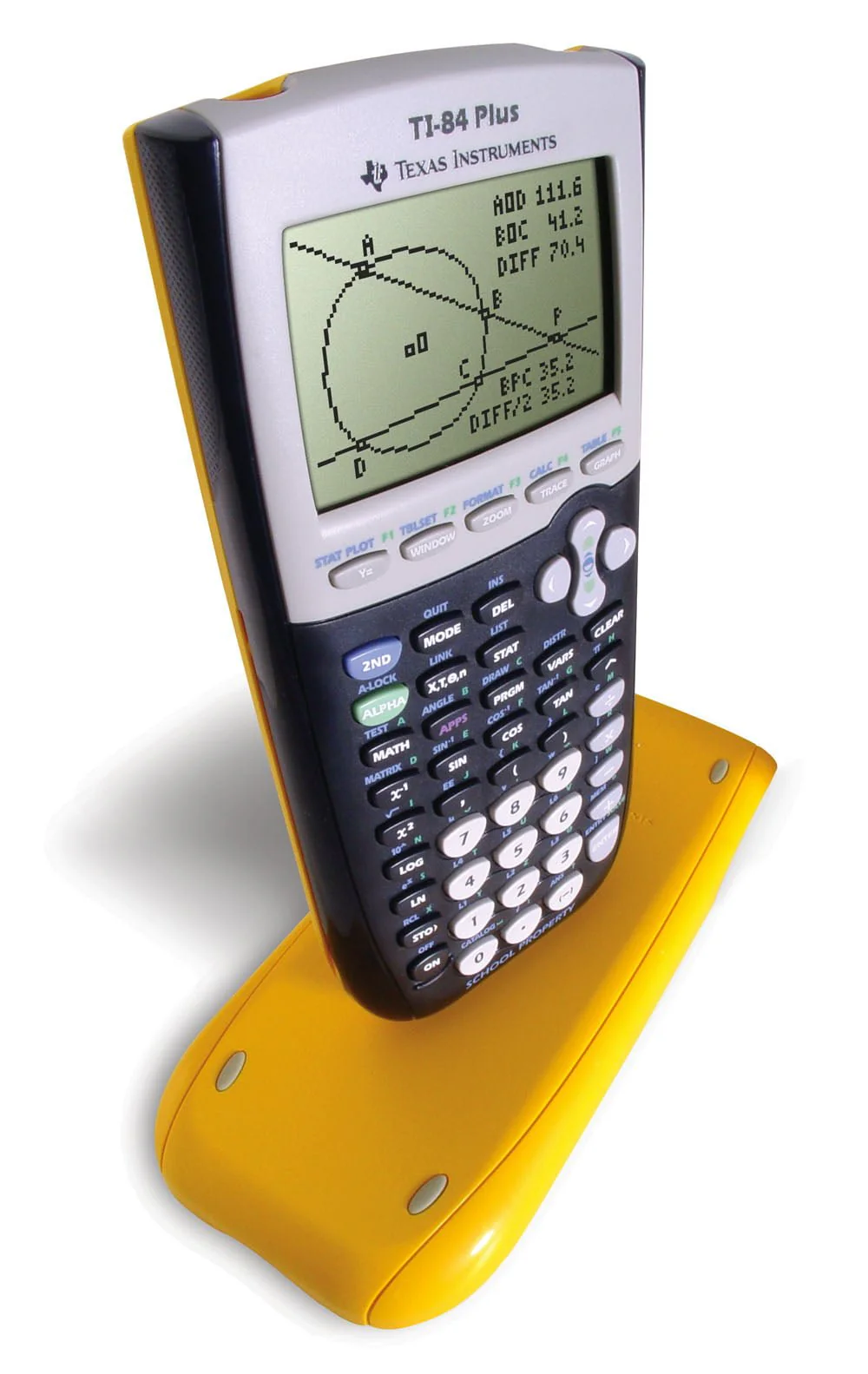 2025 Texas Instruments TI 84 Plus - Calculadora gráfica para uso escolar EZ SPOT - Unidad individual