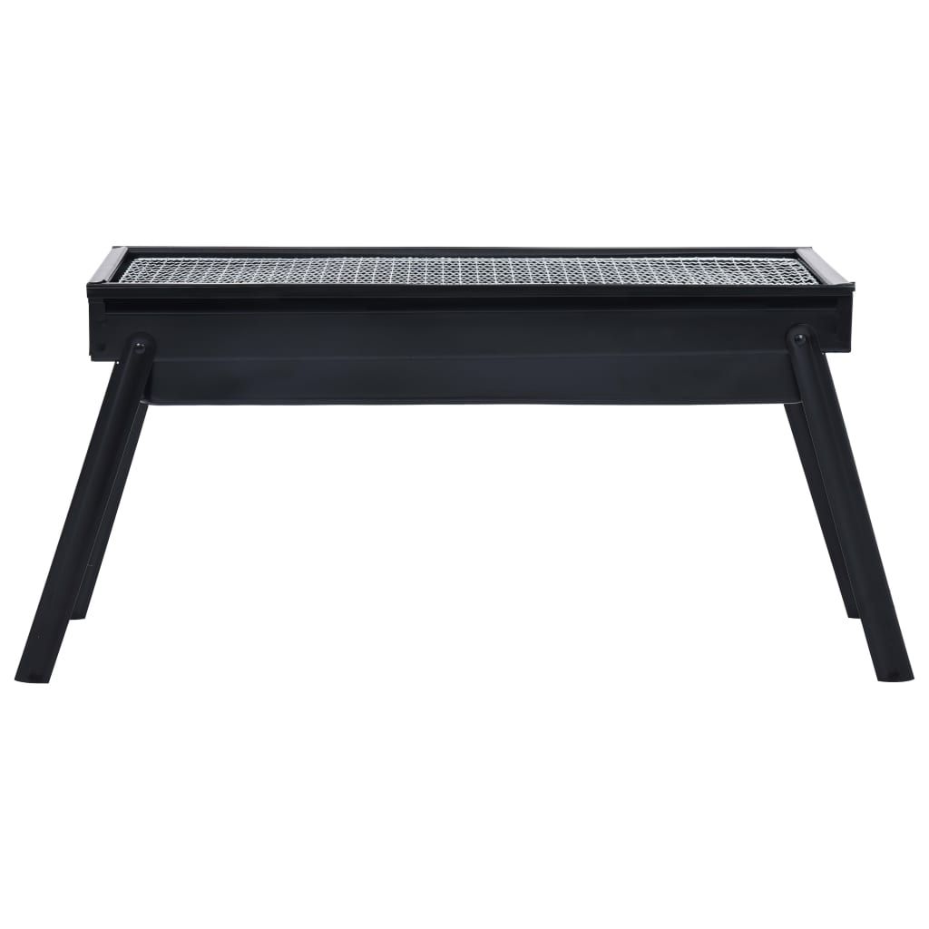 Barbacoa Portátil Para Camping De Acero 60x22,5x33 Cm Vidaxl