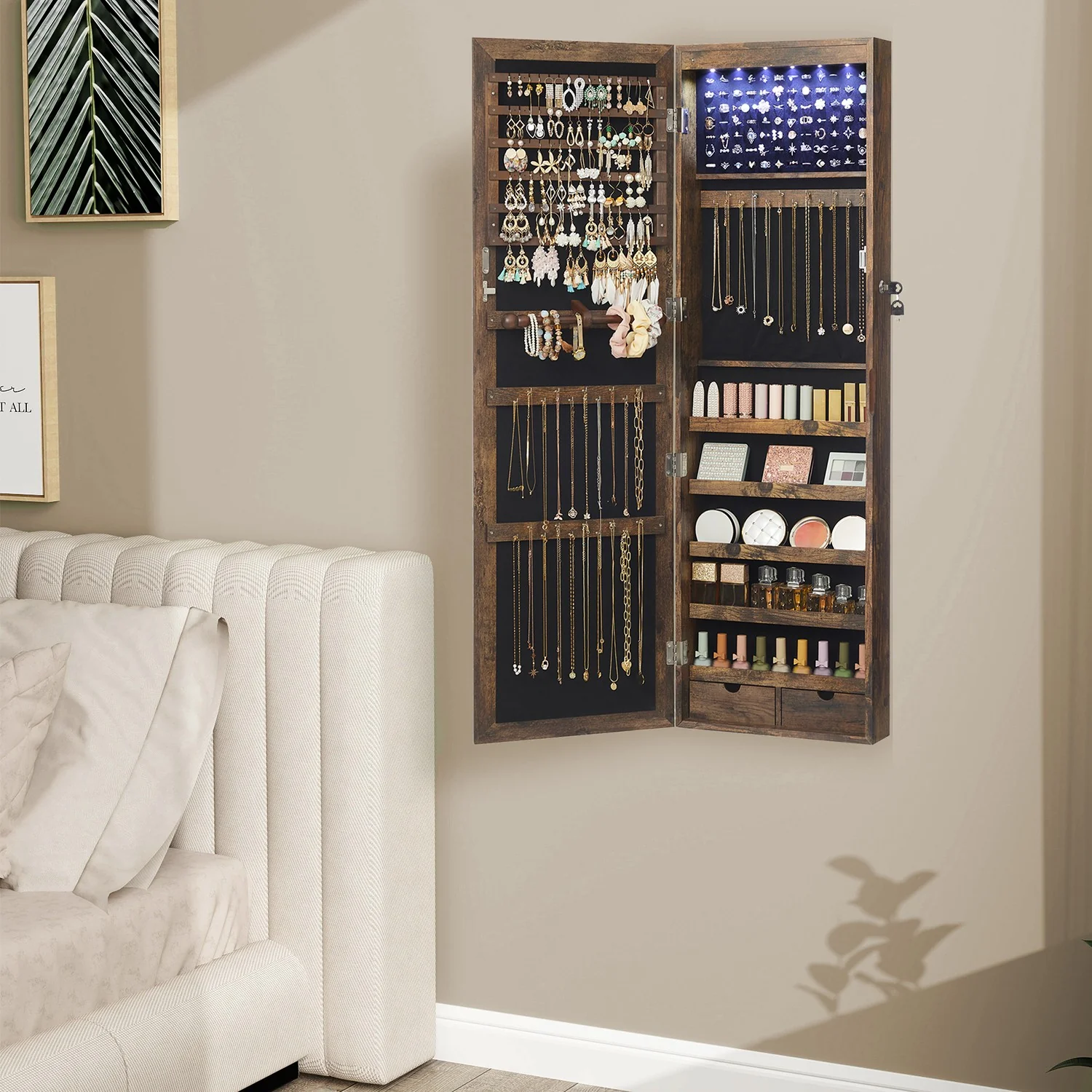 2025 SONGMICS Armario para joyas JJC93GY