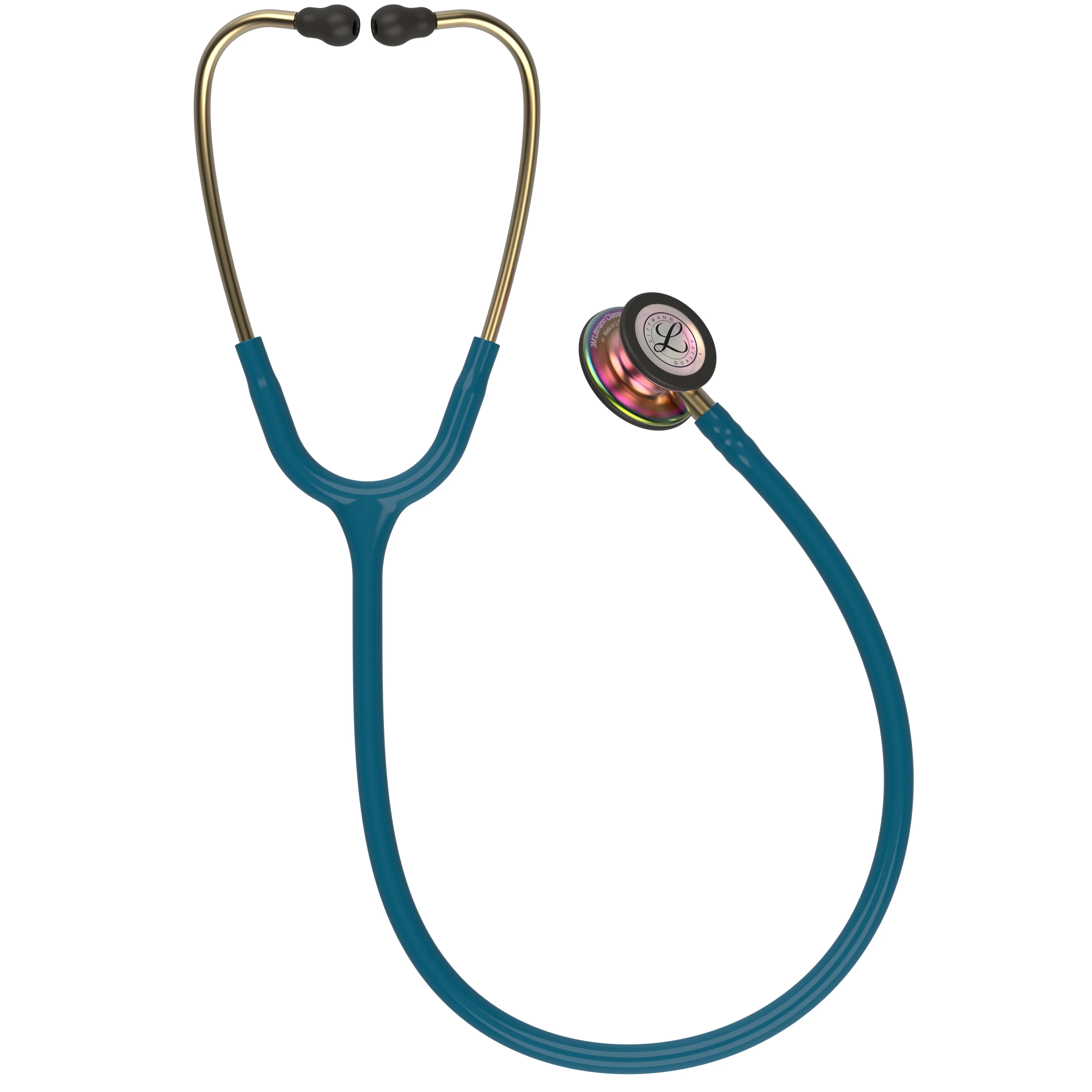2025 Estetoscopio de Monitorización Littmann Classic III: Caribe Blue Rainbow 5807