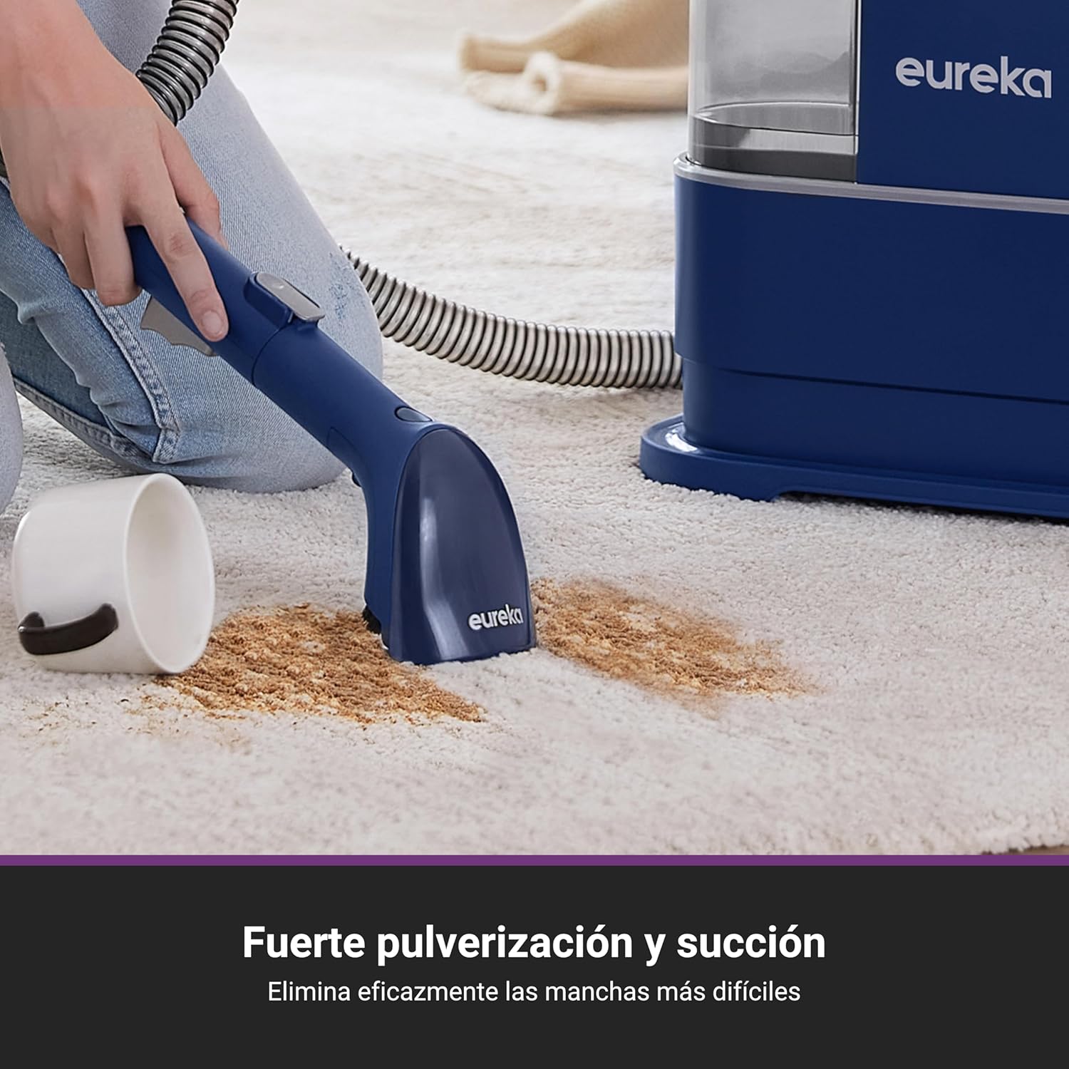 Aspiradora Eureka NEY100 para Alfombras y Tapicería | Limpiador Multi-Superficie con Depósito de 1.5L