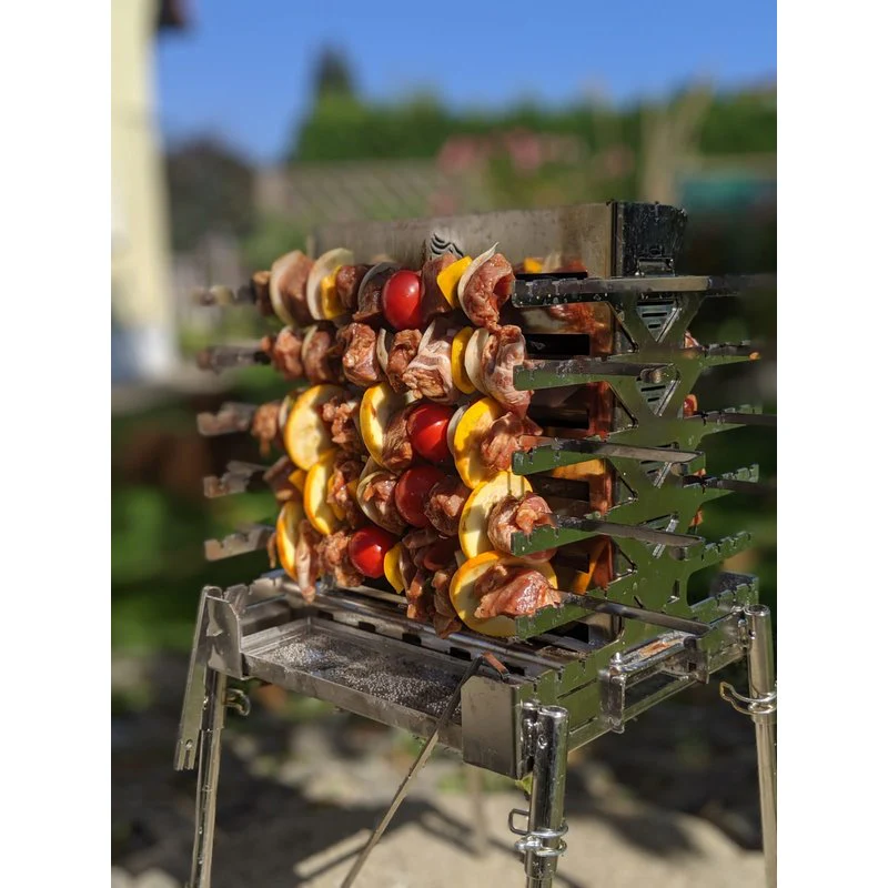 2025 Parrilla vertical DG Grills Drago Deluxe Set