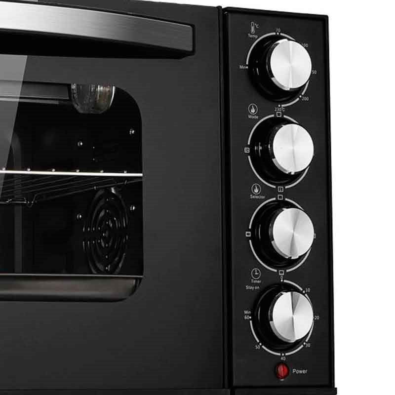 Horno De Sobremesa Comelec Ho3800ie 1800w 38l 230ºc 5 Funciones Inox 33,5x50x37,5 Cm