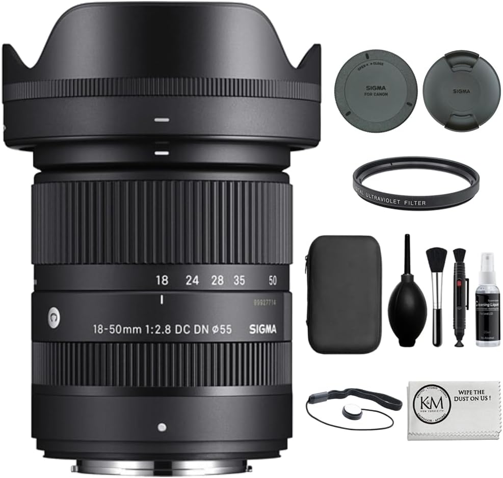 Sigma 18-50mm F2.8 DC DN Contemporary Lens Sony E Mount, Black