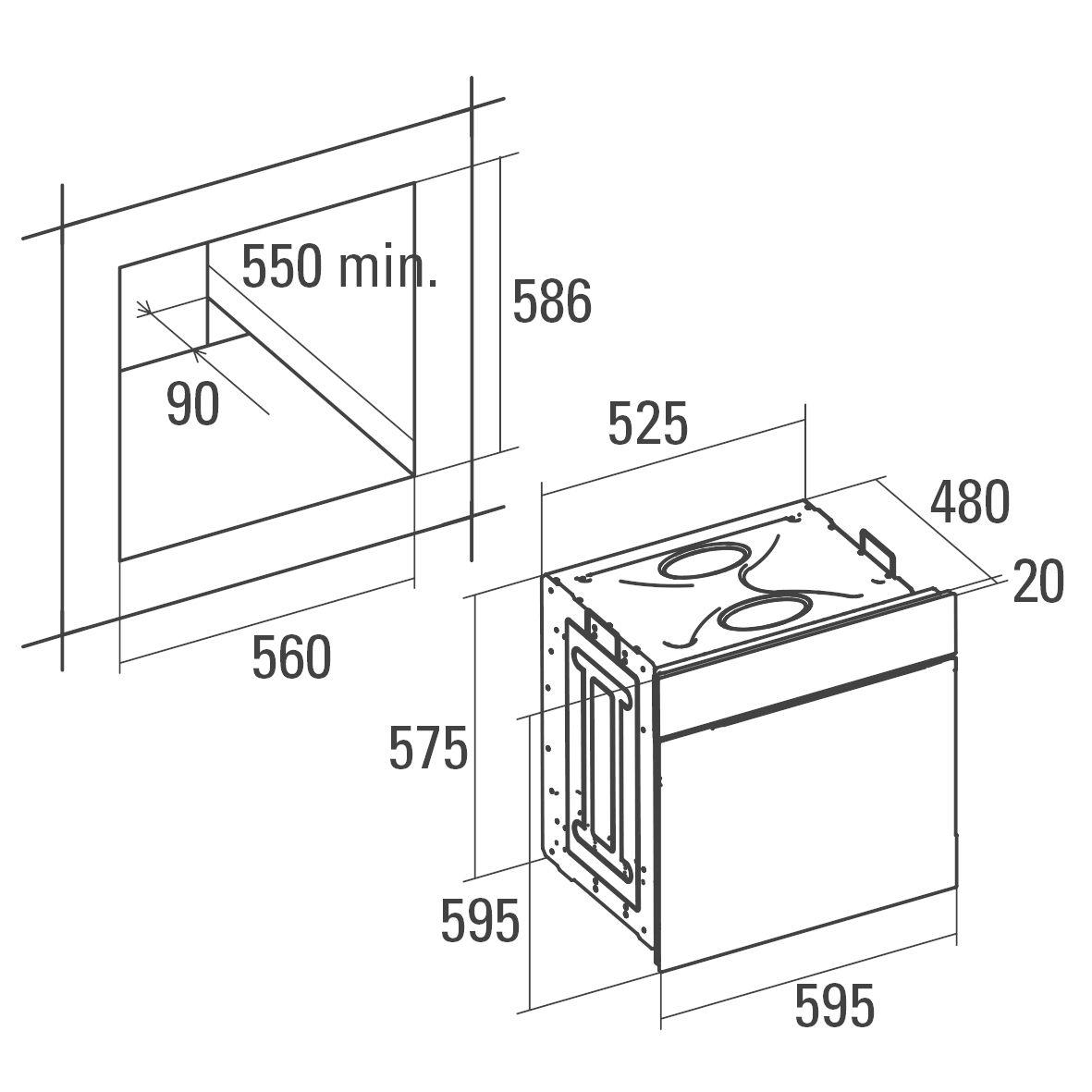 Horno Multifunción Cata Cm760aswh 50 L 2400w Blanco