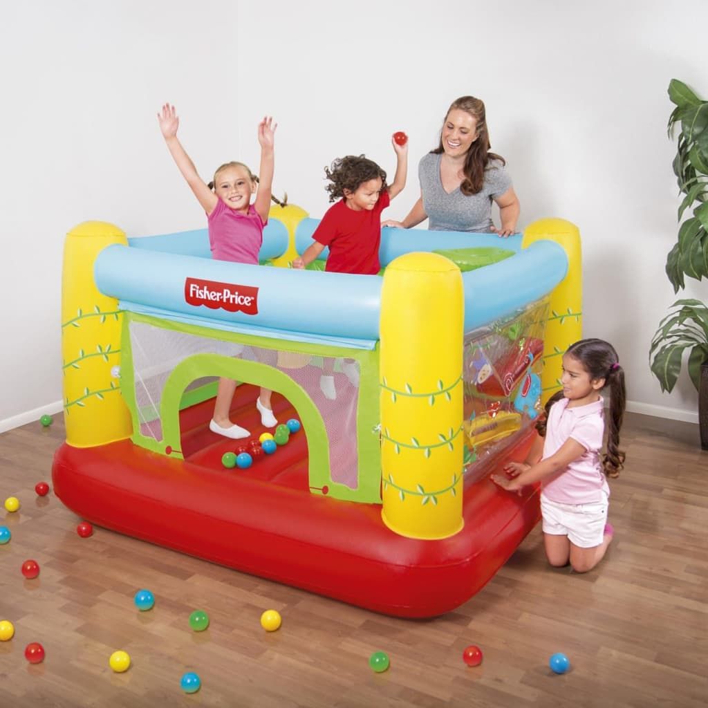 Castillo Inflable De Juegos Con Pelotas Fisher Price Bestway