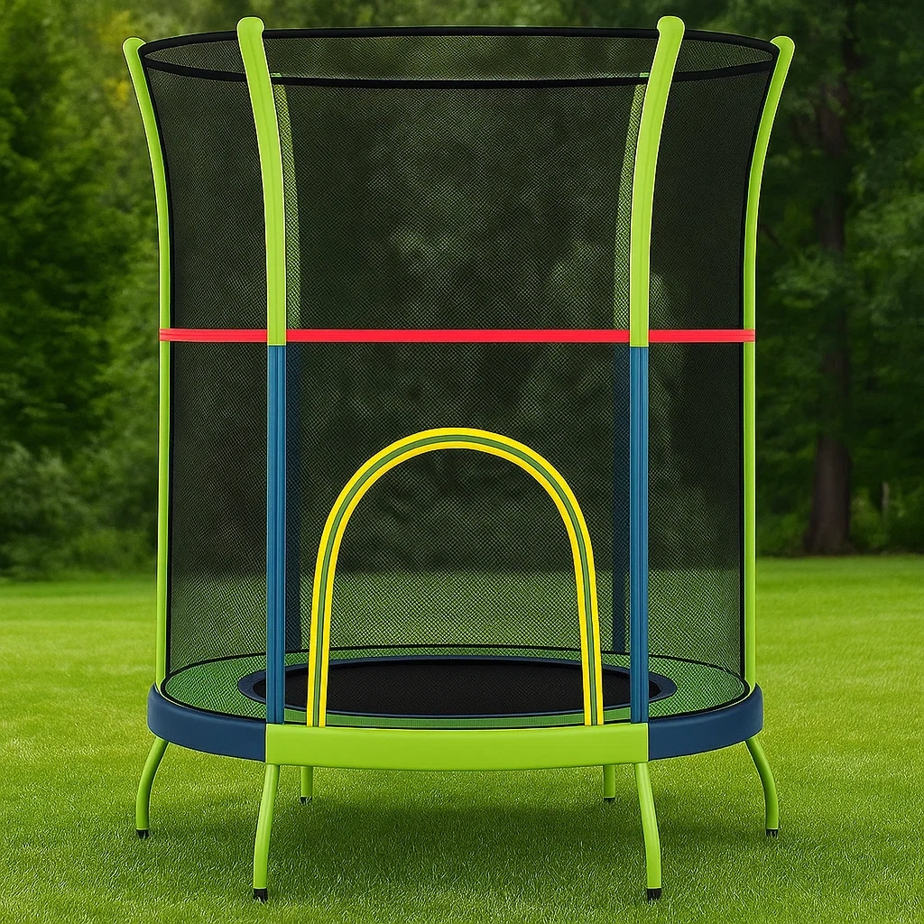 Camas elásticas 130x220 cm Verde/Azul - PPsuCzXG21Mx