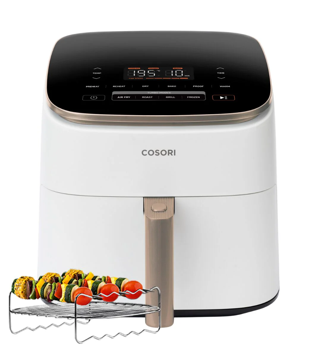 Freidora de aire Cosori TurboBlaze Chef Edition de 6 litros - DC-602 Blanca