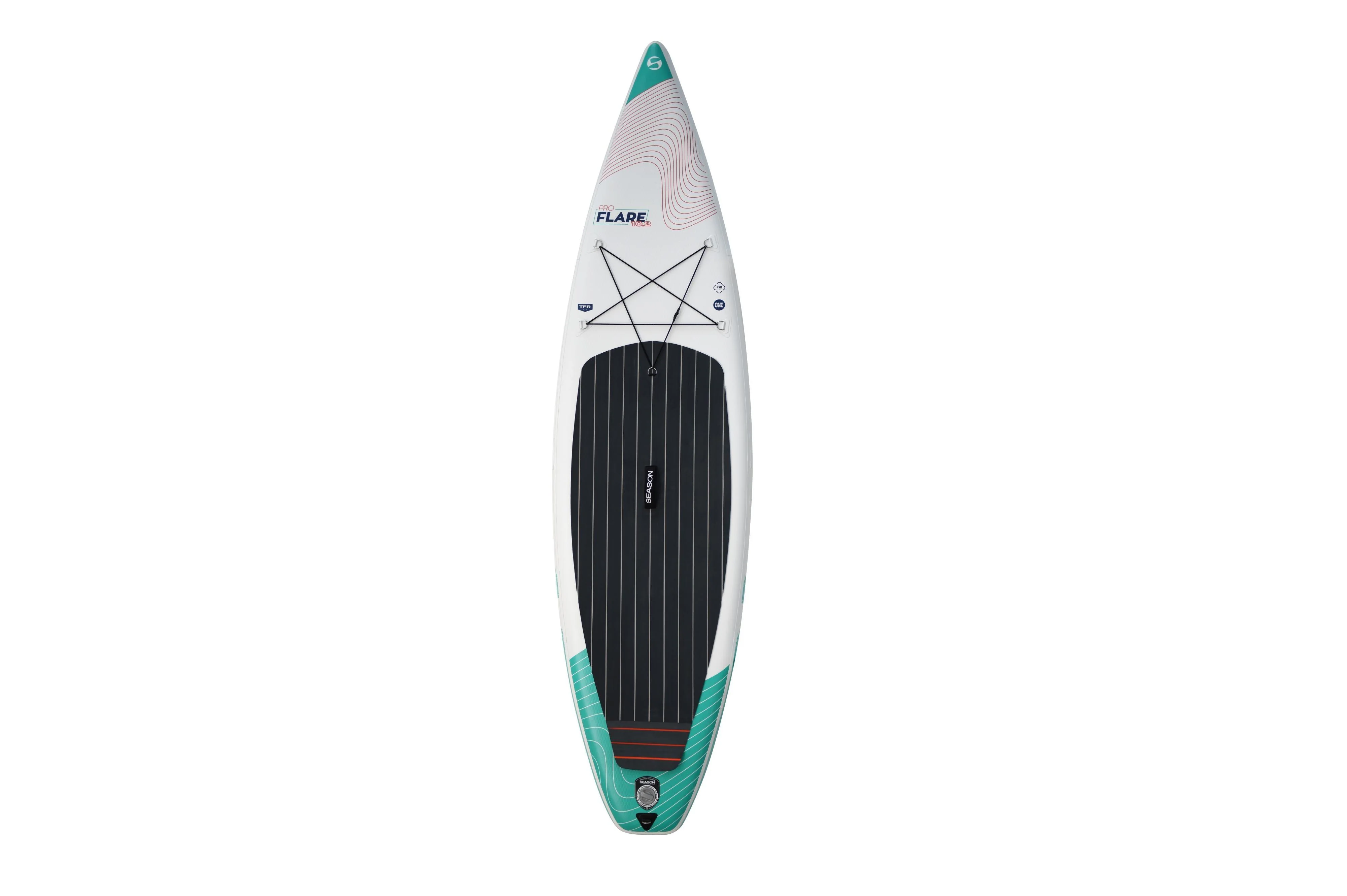 2025 Flare Pro 10.2 Tabla de SUP hinchable Allround – Double Layer Fusion. con remo. bomba y mochila con ruedas