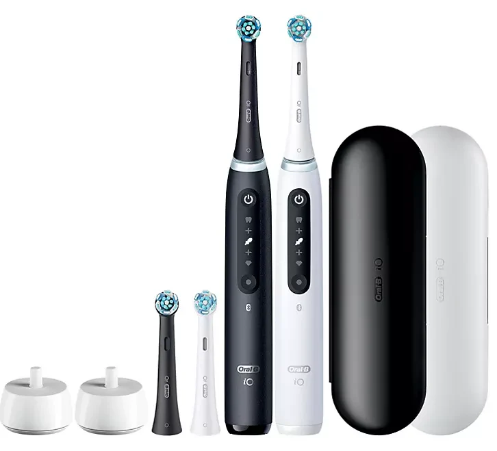 2025 Oral-B iO Series 5 Cepillo de Dientes Eléctrico Recargable – Pack Doble