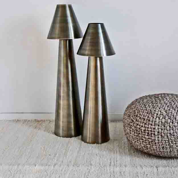 2025 Lámpara de pie metal bronce envejecido Ø26x93 cm E27 - OPLP0001