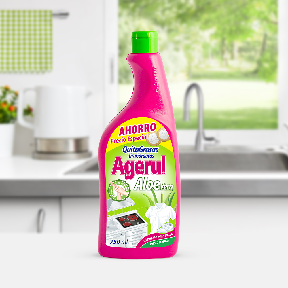 Quitagrasas con Aloe Vera