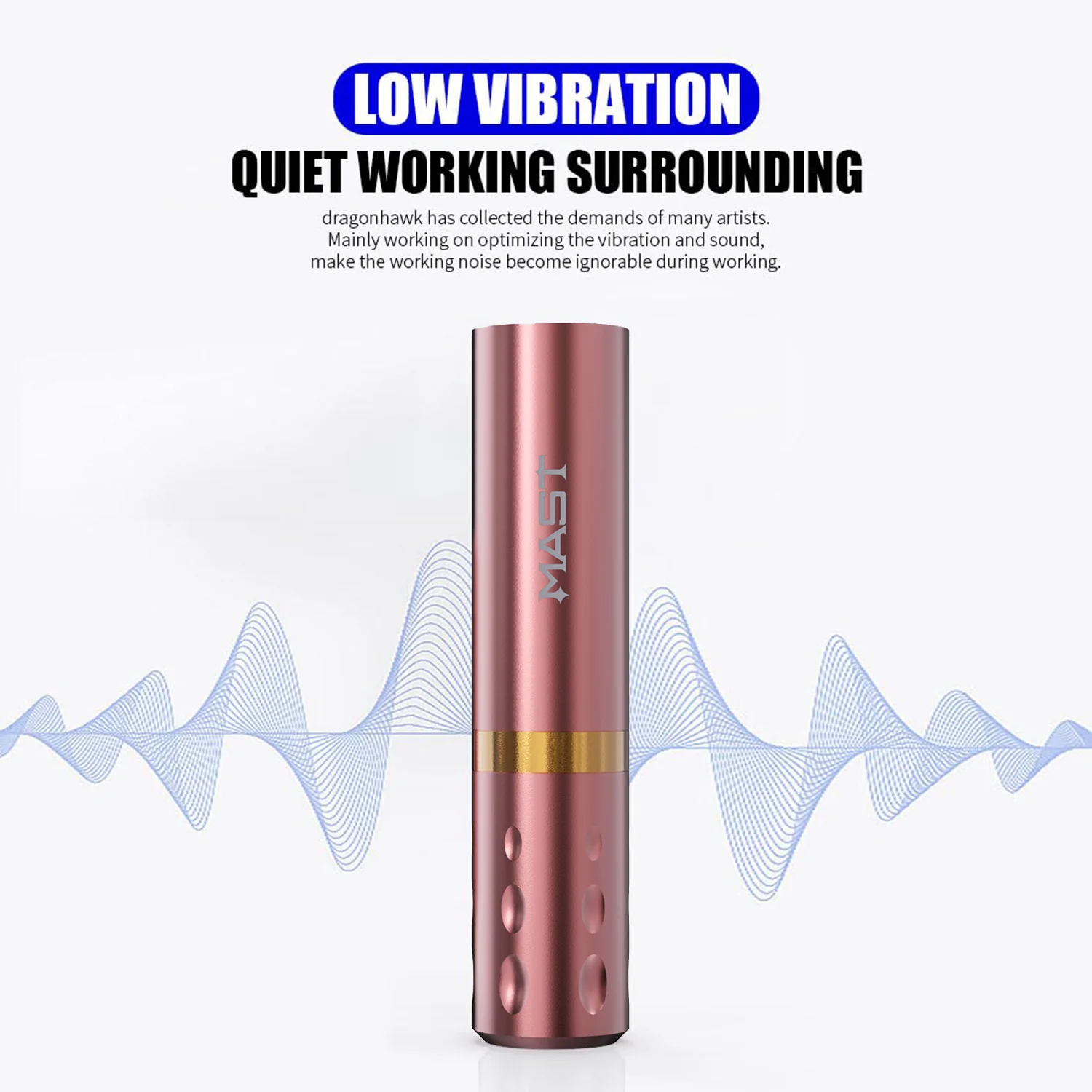 Dragonhawk S6 Pro Pluma de Tatuaje con Kit de Baterías Inalámbricas