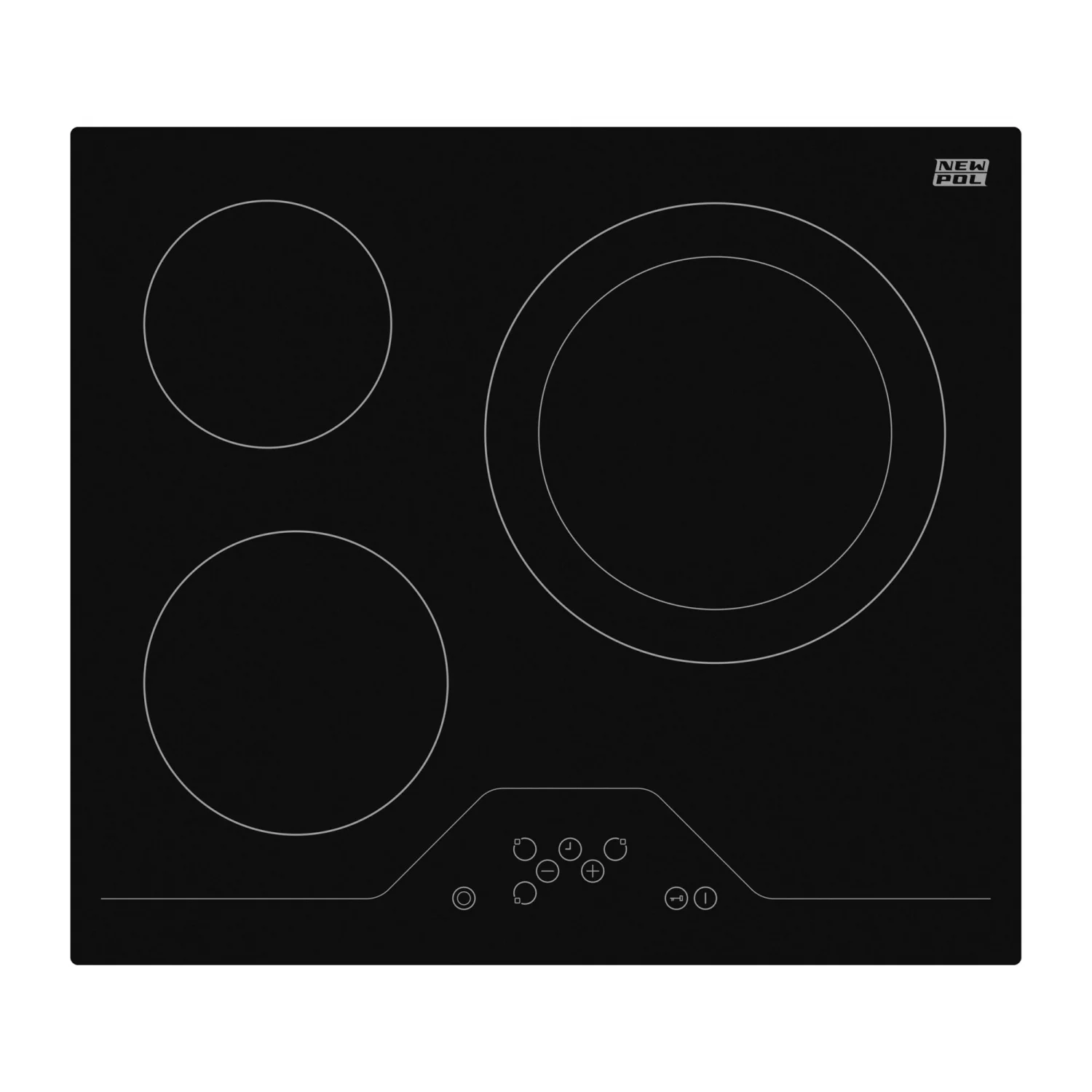 Conjunto de Horno y Placa Vitrocerámica Newpol A NVH3Z8P