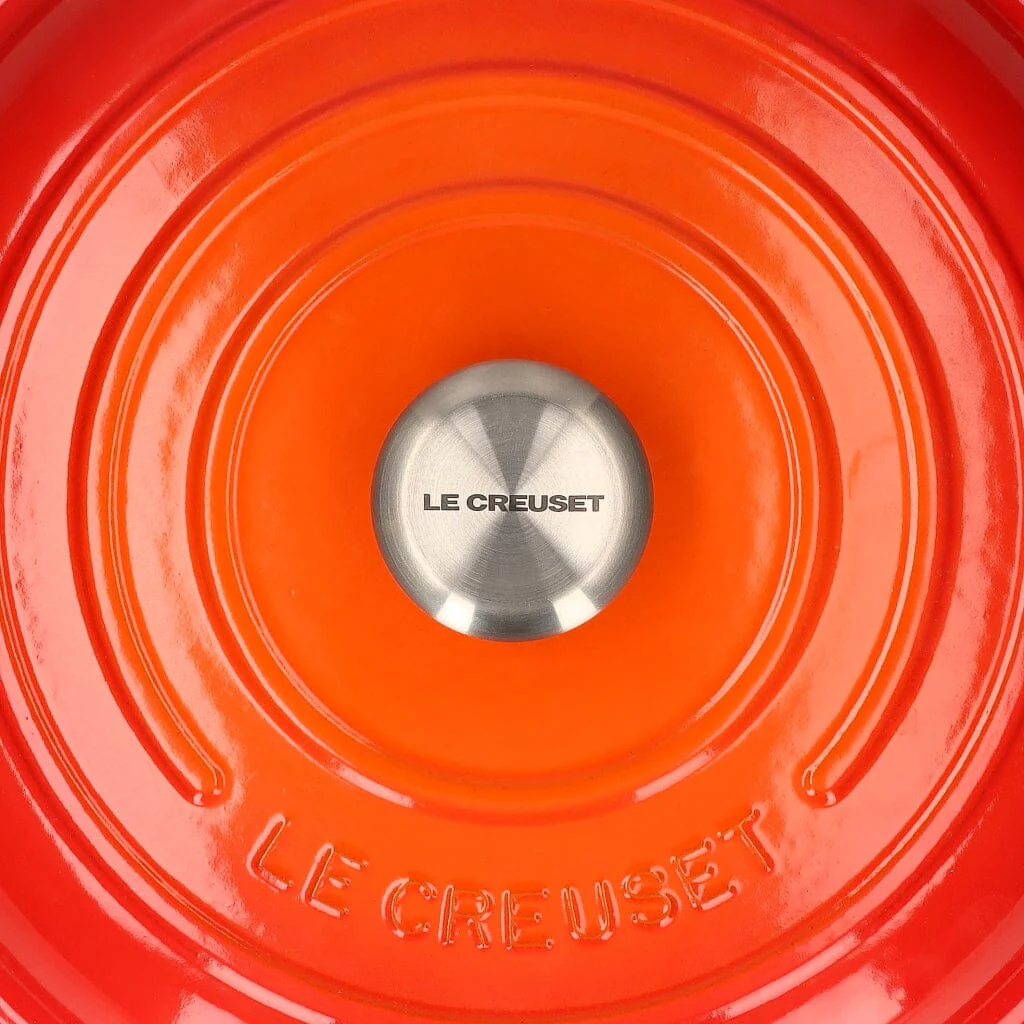 2025 Le Creuset - Cazuela Campagnard redonda Naranja Rojo 30 cm 3,5 l
