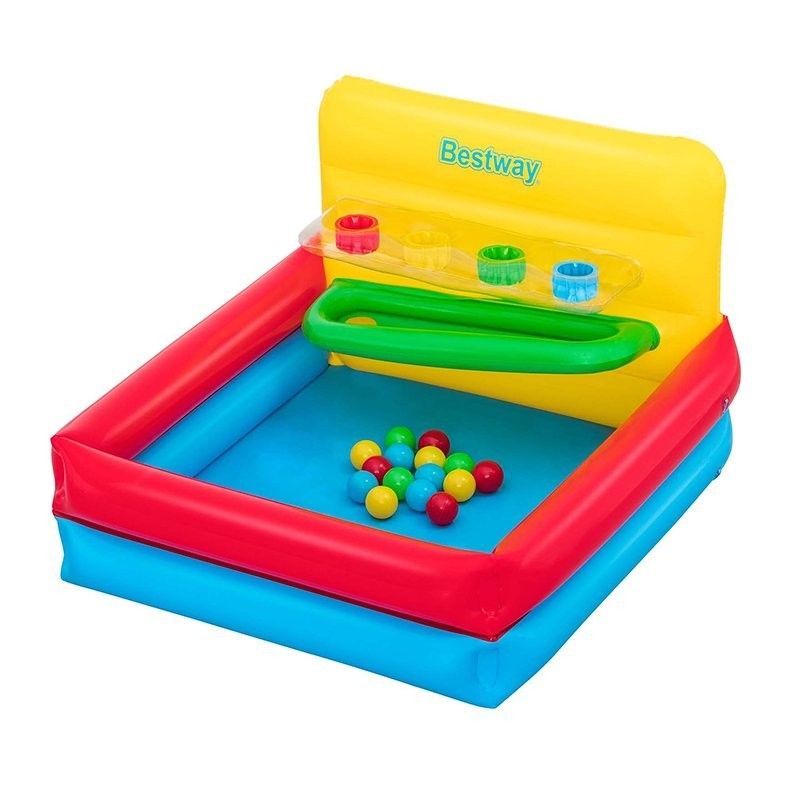 Bestway Piscina Hinchable Infantil Juegos Con Bolas 104x94x61 Cm +2 Años Jardin 52546