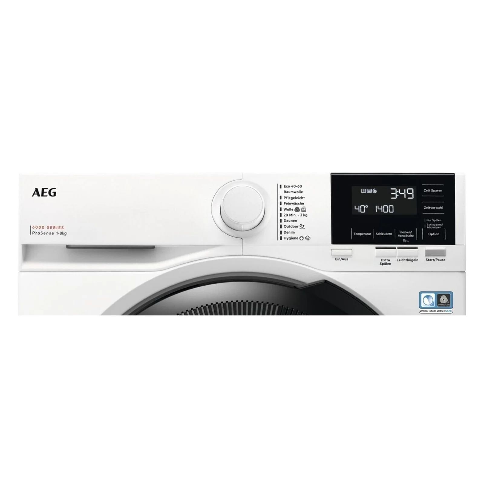 2025 Lavadora frontal Electrolux AEG CARAT LR6F60488 – 8 kg. tecnología ProSense®