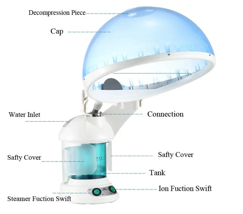 Gorro Secador y Vaporizador de Cabello Premium