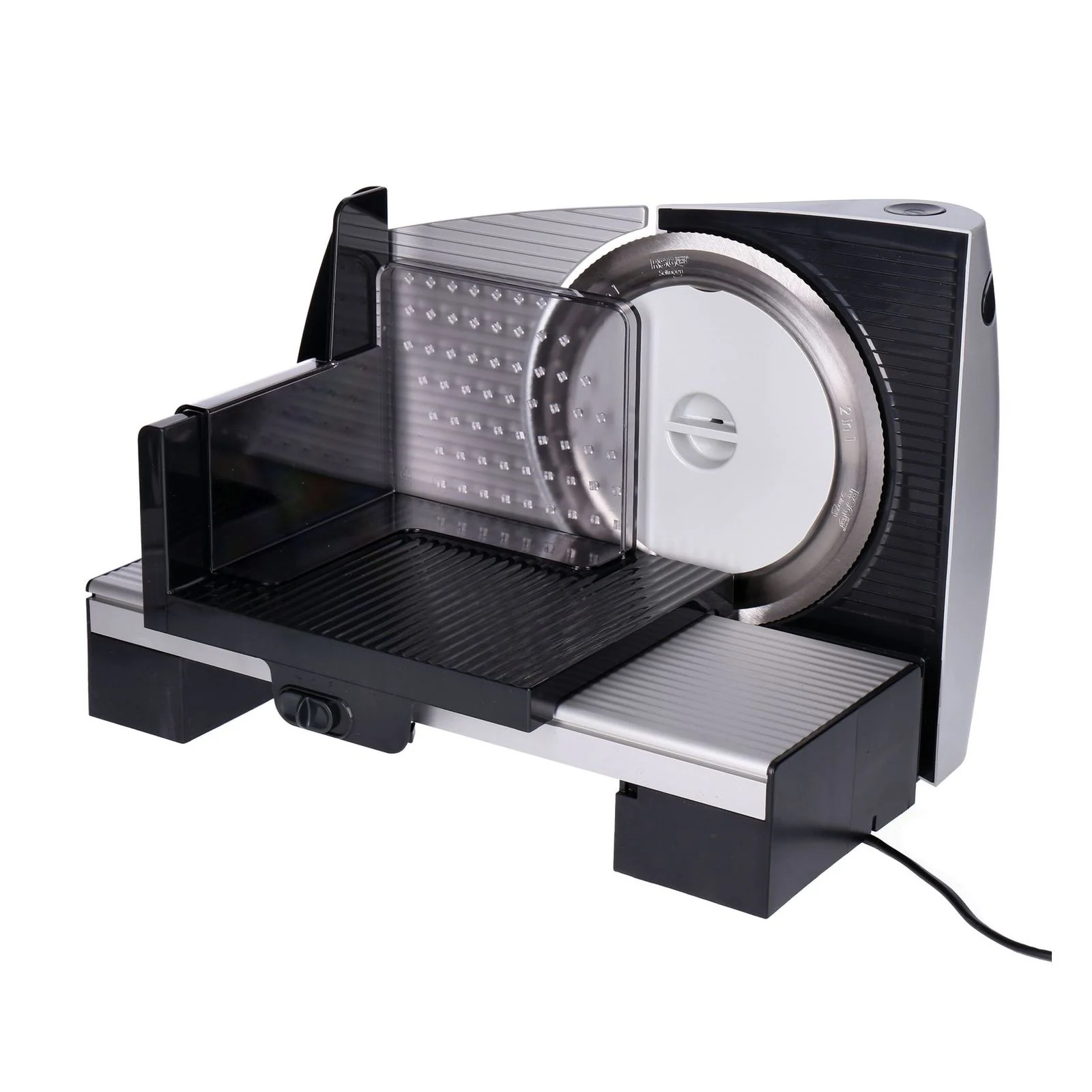 2025 Cortadora Steba AS 200 con protección para la mano y hoja de acero inoxidable Solingen. acero inoxidable. negro