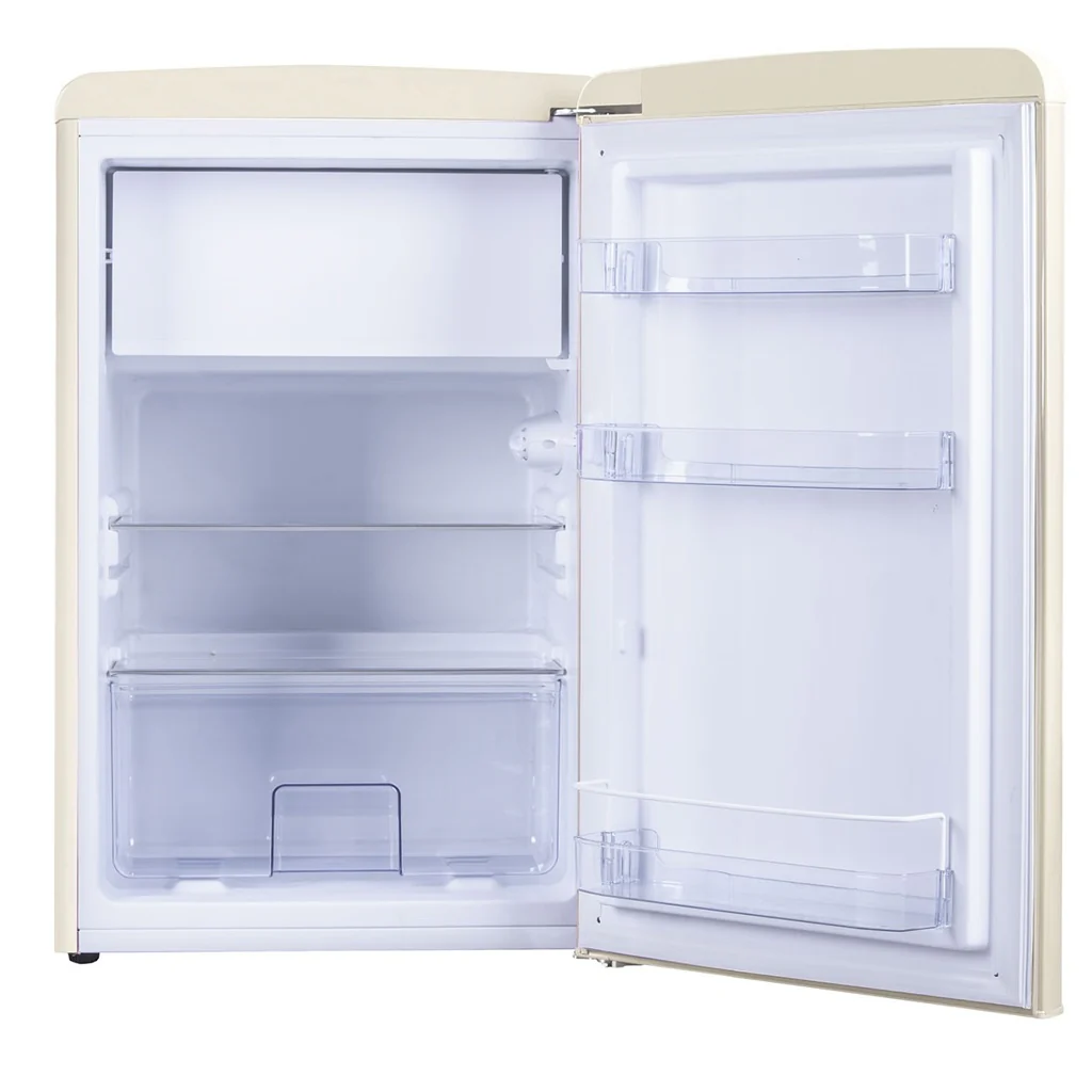 2025 Amica KS 15615 B Frigorífico con congelador de diseño retro beige