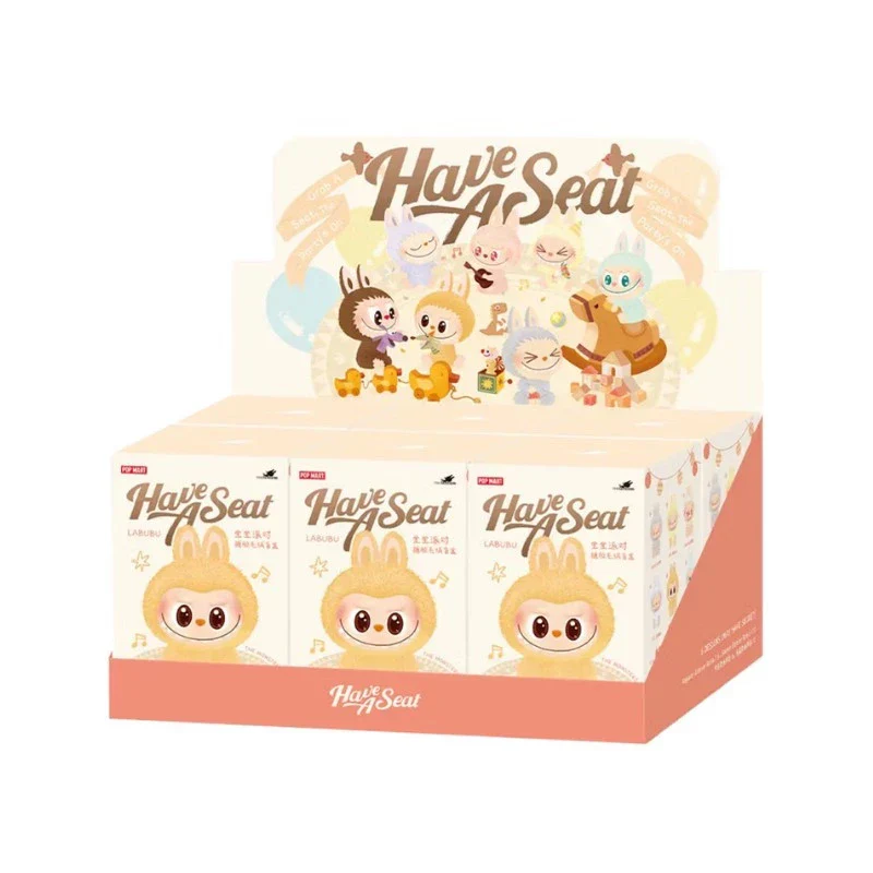 Pop Mart Labubu Los Monstruos Tienen Asiento Vinilo Peluche Cajas Ciegas