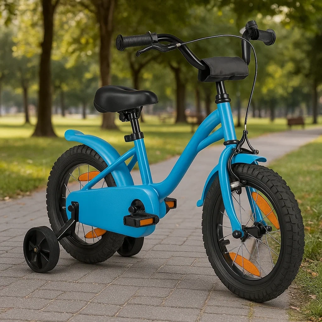 Bicicletas de Niños 14 pulgadas azul 3 a 6 años - ONwVgsqwT3PU