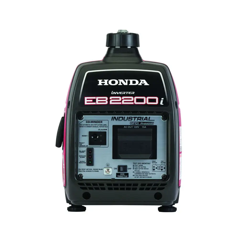 2025 Generador Industrial de Gasolina Honda 121cc 2200W con CO Minder EB2200ITAN