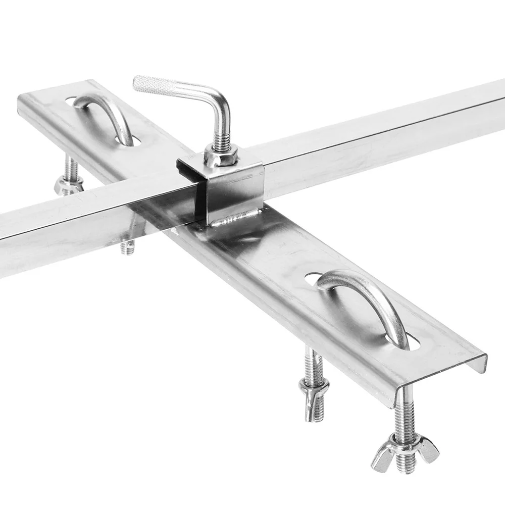 Asador giratorio de acero inoxidable INTSUPERMAI con trípode. motor eléctrico y capacidad de 40 kg para cordero