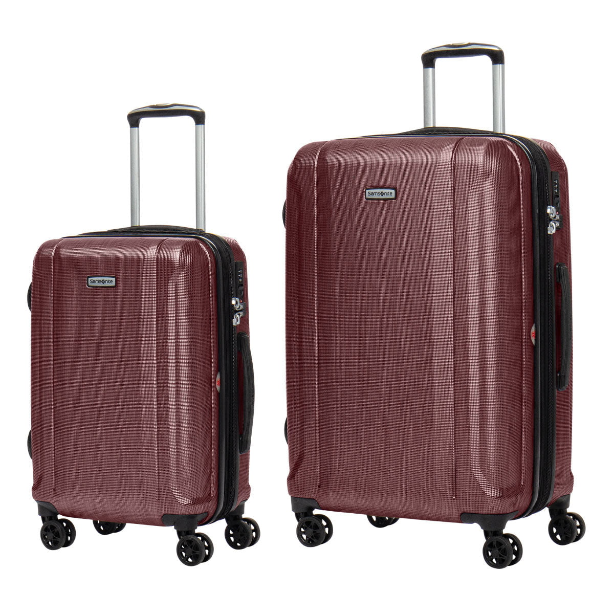 2025 Samsonite Omni 3.0 – Juego de maletas expandibles con ruedas. 2 piezas (Equipaje de mano y Grande)