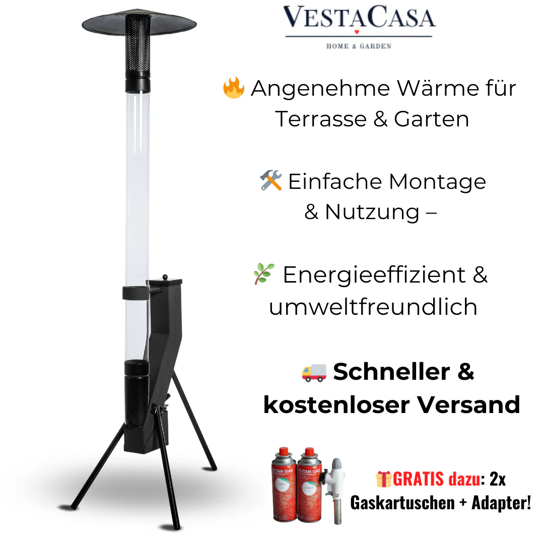 2025 Pektech Pelura Basic – Calefacción exterior a pellets eficiente para jardín. terraza y eventos al aire libre