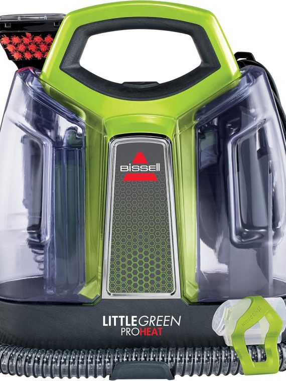 2025 BISSELL Little Green Proheat – Limpiador profundo portátil y quitamanchas para alfombras y tapicería