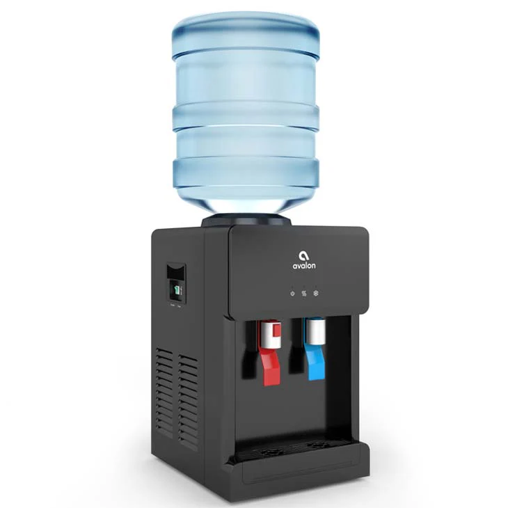 2025 Dispensador de Agua de Sobremesa Avalon Premium de Carga Superior – Agua Caliente y Fría