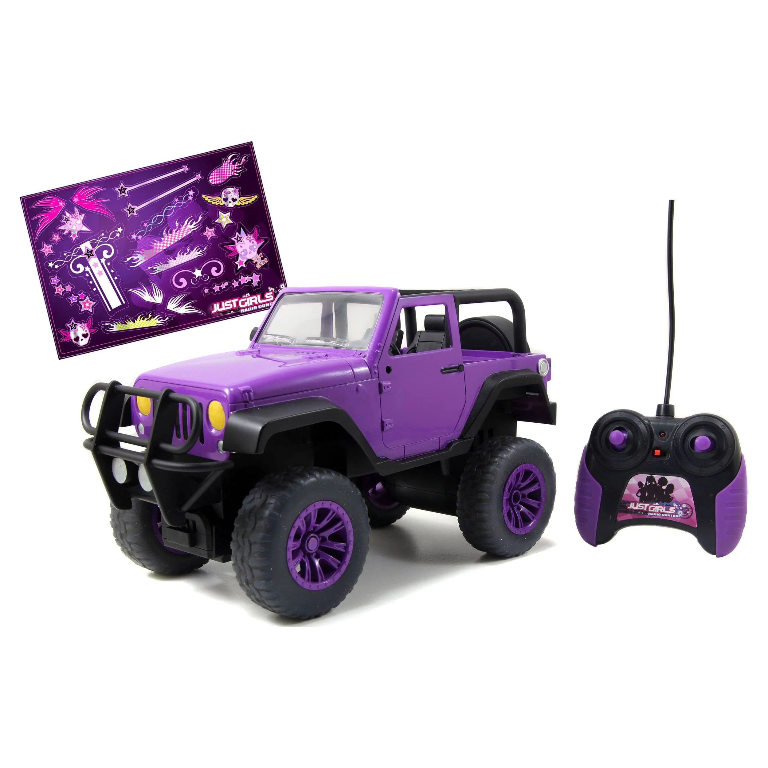 Jada Toys – Jeep a Control Remoto GirlMazing, Color Púrpura