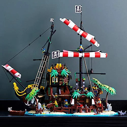 LEGO Piratas de la Bahía Barracuda 21322 Set de Construcción (2545 Piezas)