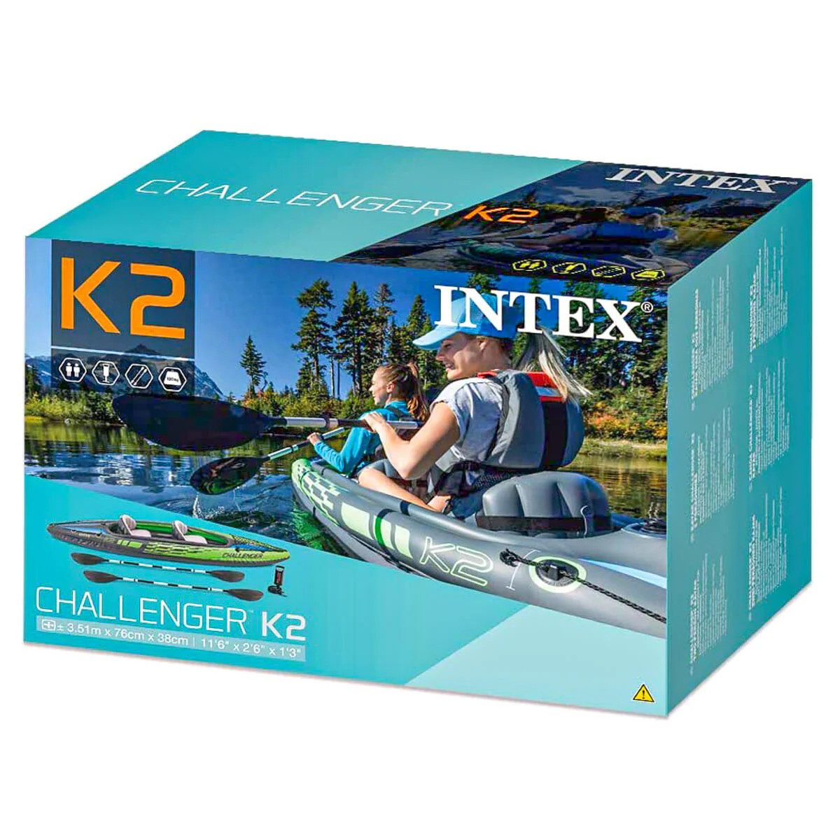 2025 Kayak Inflable Intex Challenger K2