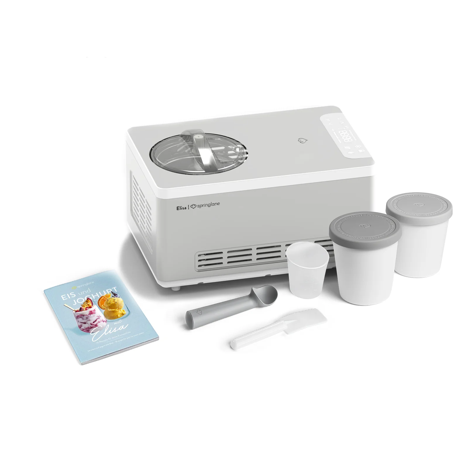 2025 Heladera Elisa 2.0 litros – Negra o Plateada