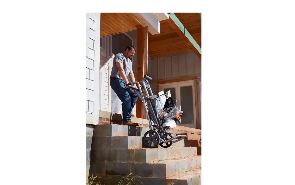 2025 Soporte Universal Móvil para Sierra Ingletadora AC9946 con Abrazaderas de Montaje