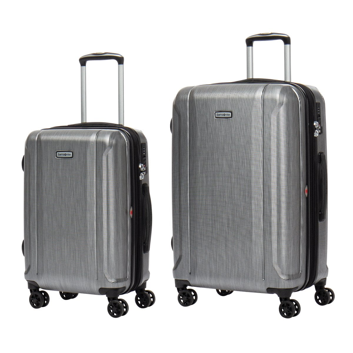2025 Samsonite Omni 3.0 - Juego de maletas expandibles con ruedas de 2 piezas (equipaje de mano y mediano)